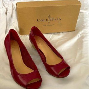SOLD: Cole Haan Women's Air Tali OT 40 Wedge Pump, Raspberry, size 8.5,